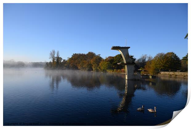 Blue Coate Water Print by Reidy's Photos