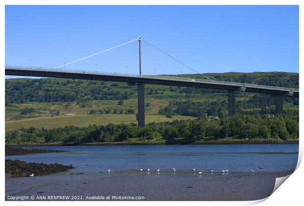 Erskine Bridge Print by ANN RENFREW