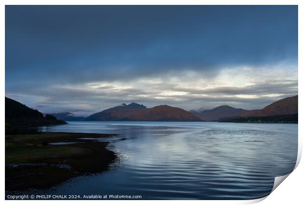 Loch Linnhe Ballaculush bridge 1026 Print by PHILIP CHALK