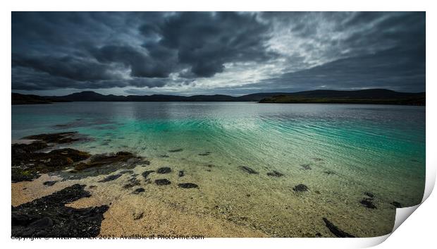 Coral beach Dunvegan Isle of Skye Scotland 39  Print by PHILIP CHALK