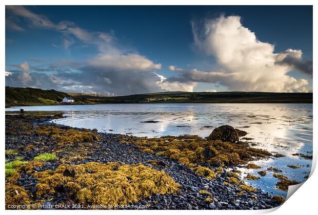Loch Greshorn Isle of Skye scotland 176 Print by PHILIP CHALK