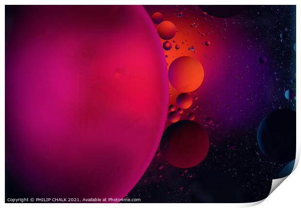 When planet's align 220 Print by PHILIP CHALK
