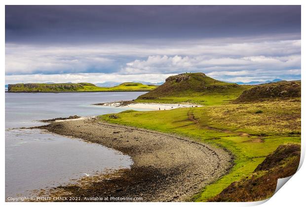 Coral beach Dunvegan Isle of Skye Scotland 465  Print by PHILIP CHALK