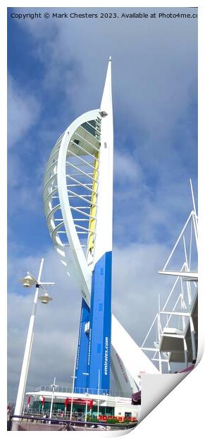 Majesty of the Spinnaker Print by Mark Chesters