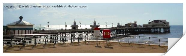 Blackpool North pier Print by Mark Chesters