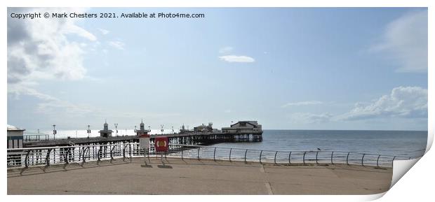 Blackpool North Pier Print by Mark Chesters
