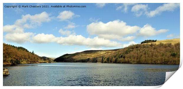 Majestic Beauty of Derwent Reservoir Print by Mark Chesters