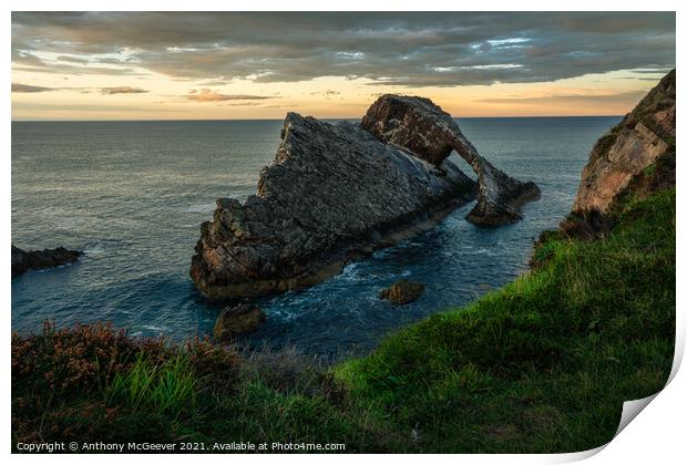 Bow Fiddle Rock  Print by Anthony McGeever