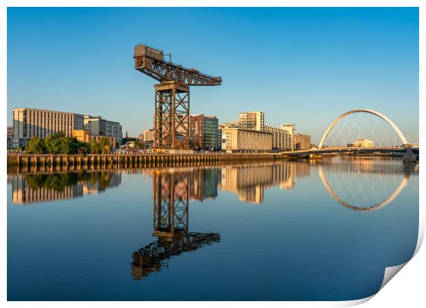 Golden Hour on the Clyde  Print by Anthony McGeever