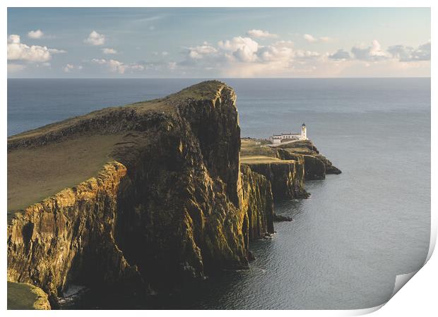 Sunset on Neist Point Print by Anthony McGeever