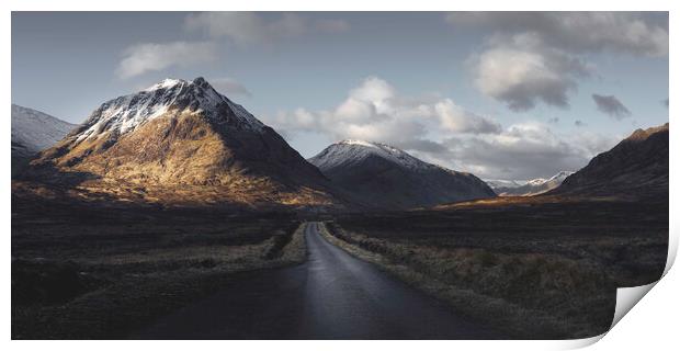 Glen Etive Scotland Print by Anthony McGeever