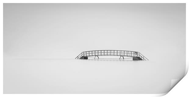 Belhaven Bridge Black and white  Print by Anthony McGeever