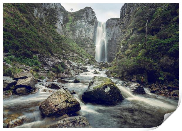 Wailing Widow Falls Assynt Print by Anthony McGeever