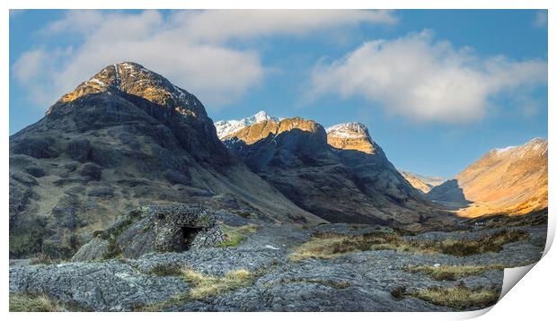 The 3 Sisters of Glencoe  Print by Anthony McGeever