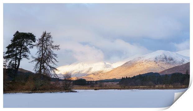 Loch Tulla Sunrise Print by Anthony McGeever