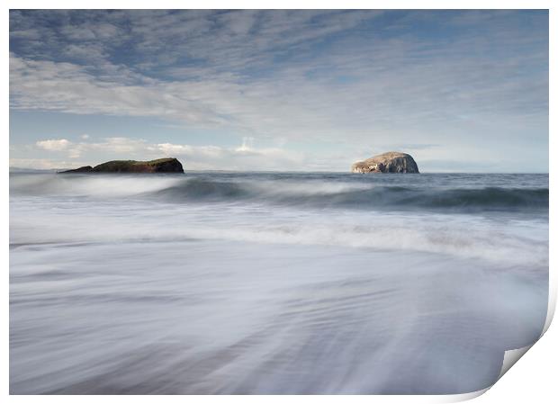 Bass Rock seascape  Print by Anthony McGeever