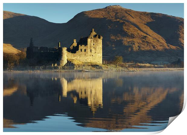 Kilchurn Castle Reflections Print by Anthony McGeever