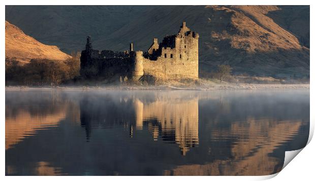 Kilchurn Castle Sunrise  Print by Anthony McGeever