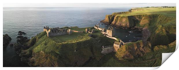 Dunnottar Castle Panorama  Print by Anthony McGeever