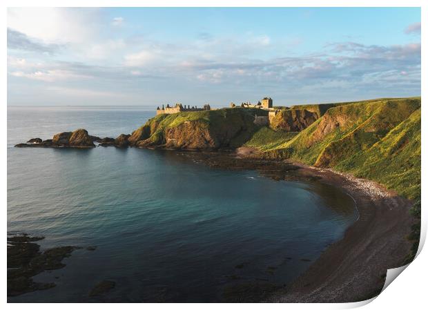 Dunnottar Castle Sunrise  Print by Anthony McGeever