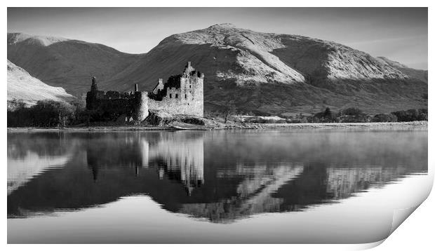Kilchurn Castle Reflections Print by Anthony McGeever