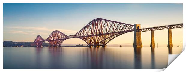 The Forth Bridge at Sunrise  Print by Anthony McGeever