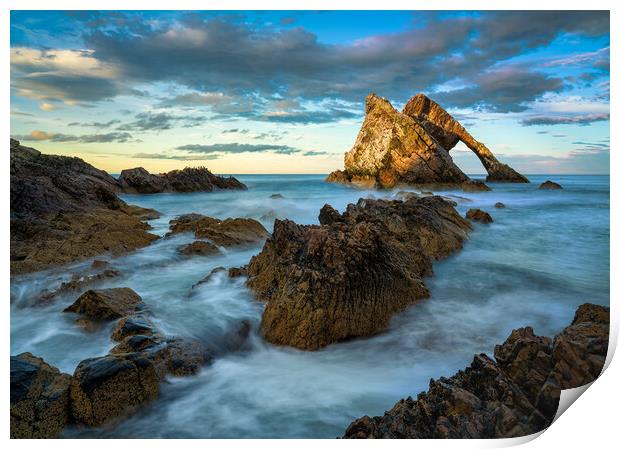 Bow Fiddle Rock Sunset  Print by Anthony McGeever