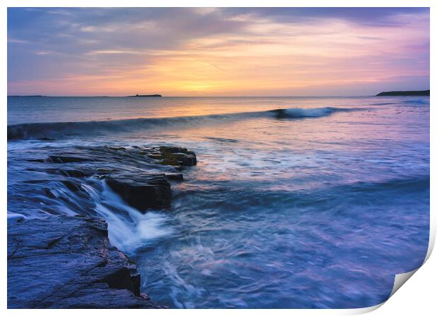 Farne Islands Seascape  Print by Anthony McGeever