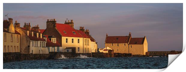 Golden Light On Pittenweem Print by Anthony McGeever