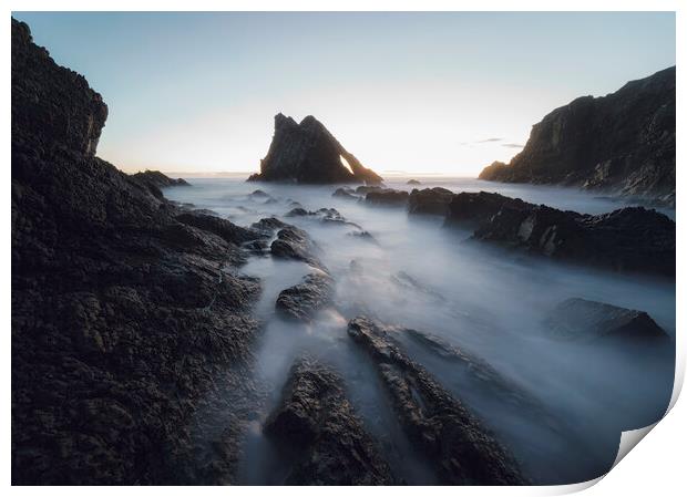 Ethereal Bow Fiddle Rock  Print by Anthony McGeever