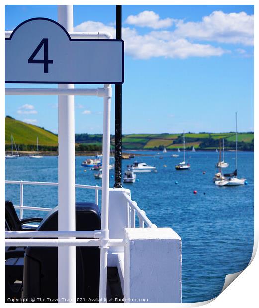 Falmouth Harbour Print by The Travel Trap