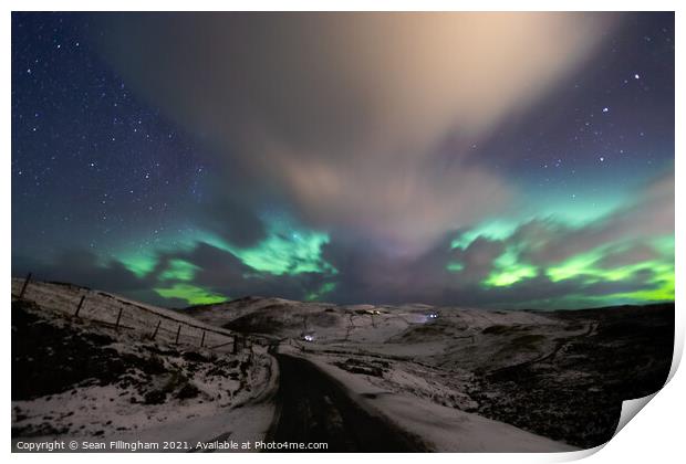 Aurora Cloud Print by Sean Fillingham