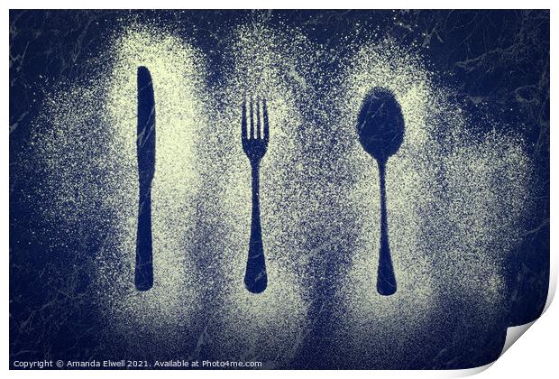 Cutlery Series Print by Amanda Elwell