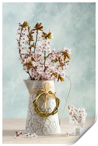 Springtime Blossom Print by Amanda Elwell
