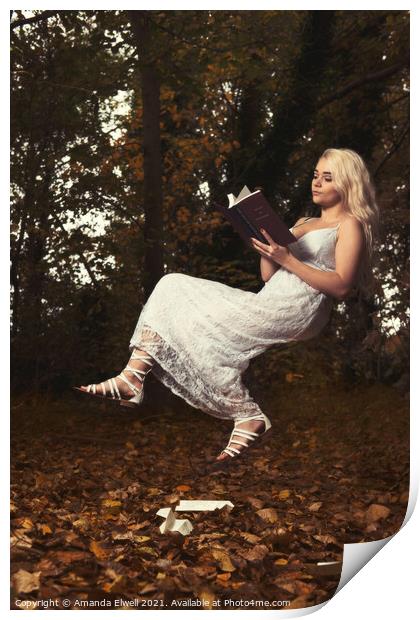 The Art Of Levitation Print by Amanda Elwell