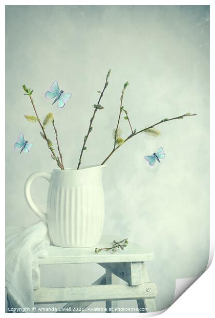 Spring Still Life Print by Amanda Elwell