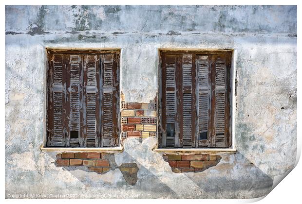 Shutters Print by Kevin Clayton