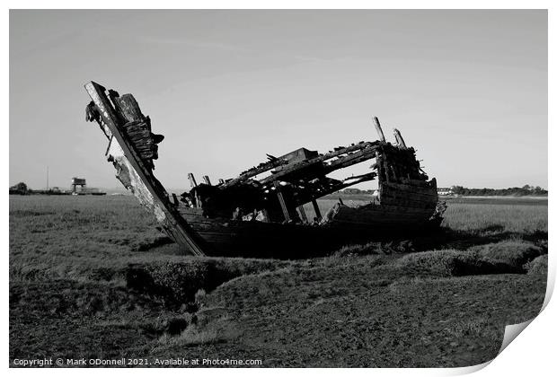 Ship Wreck 1 Print by Mark ODonnell