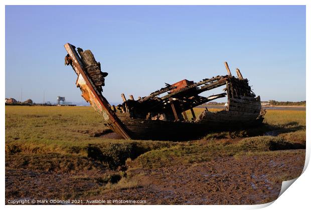 Ship Wreck 2 Print by Mark ODonnell