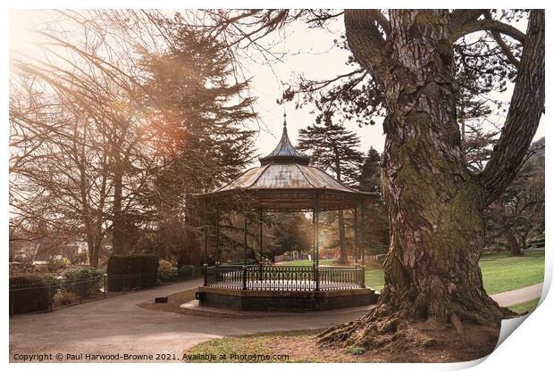 The Bandstand Print by Paul Harwood-Browne