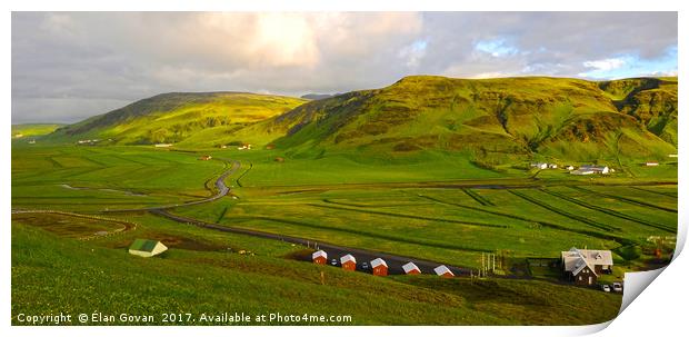 Iceland Print by Gö Vān