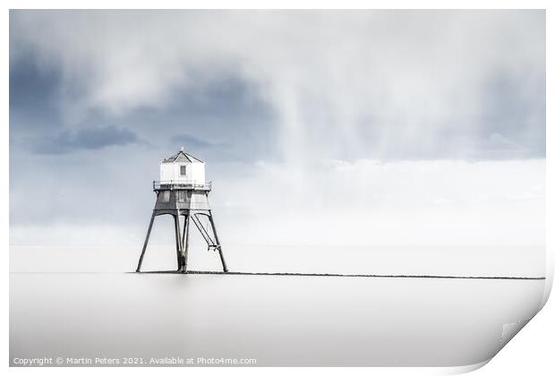 Dovercourt Lighthouse  Print by Martin Yiannoullou
