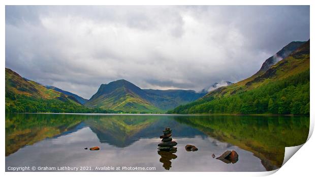 Buttermere, Lake District Print by Graham Lathbury