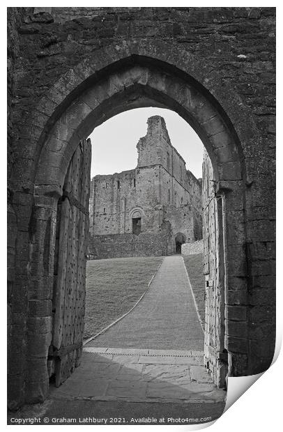 Medieval Gateway Print by Graham Lathbury