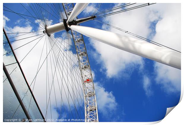 London Eye Print by Graham Lathbury