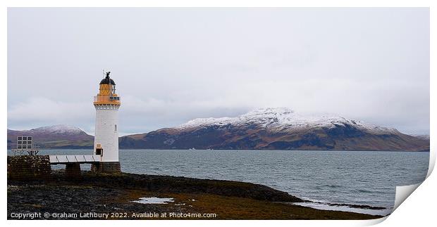 Tobermory (Rubha Nan Gall) Lighthouse Print by Graham Lathbury