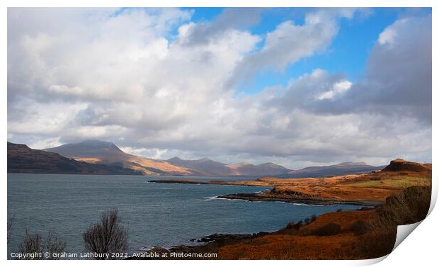 Isle of Mull Print by Graham Lathbury