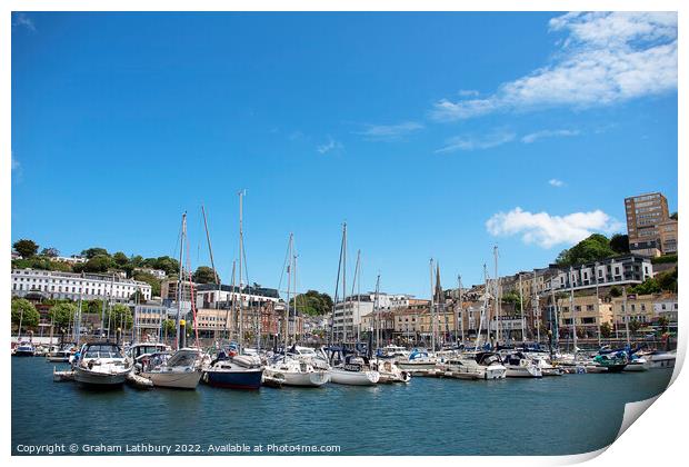 Torquay Harbour Print by Graham Lathbury