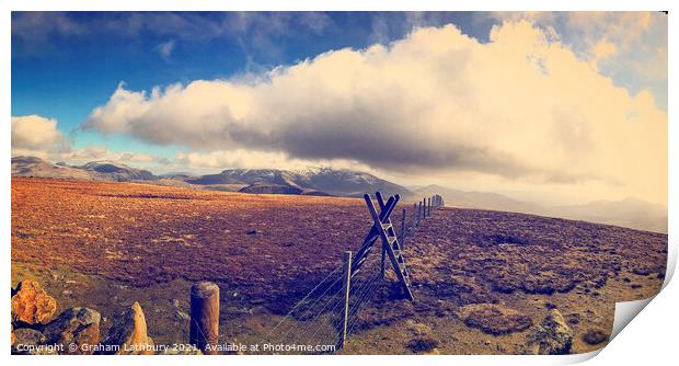 Moel Eilio, Snowdonia Print by Graham Lathbury