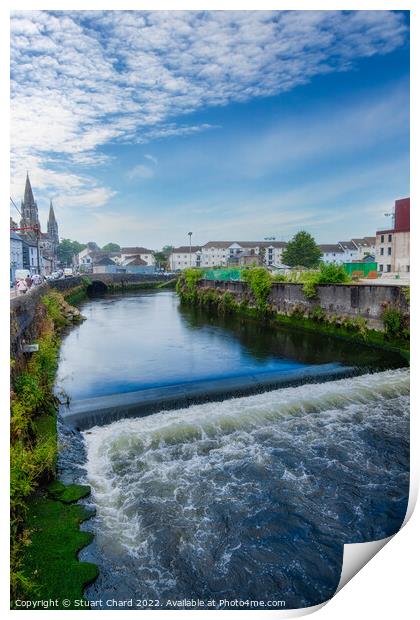 River Lee in Cork, Ireland  Print by Stuart Chard